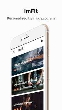Gym workout, Fitness & bodybuilding - ImFit screenshot 1