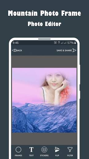 Mountain Photo Editor - Mountain Photo Frame screenshot 1