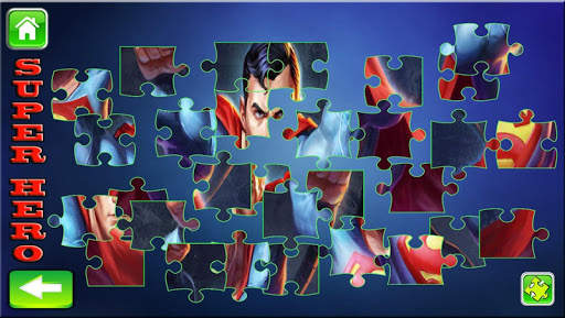 Cartoon hero Jigsaw Super puzzle games screenshot 1