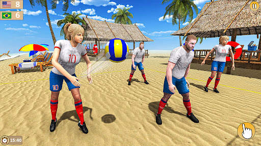 Volleyball 3D Champions Games screenshot 2