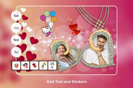 Heart Shape Locket Photo Editor Dual 3 تصوير الشاشة