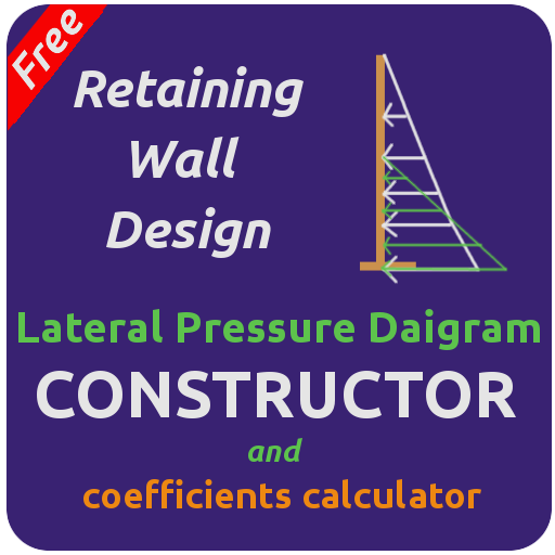Retaining Wall Design: Pressure Diagram BUILDER icon