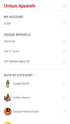 Unique Apparels - Online Shopping App screenshot 3