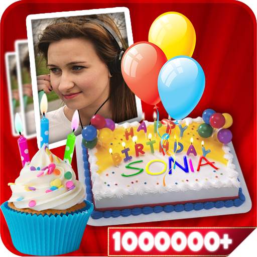 Name On Birthday Cake & Photo 16.7