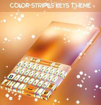 Color Stripes Keys Theme screenshot 4