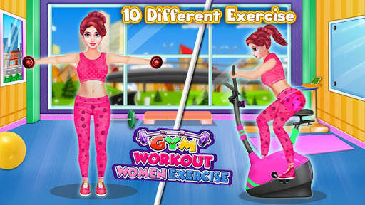 Gym Workout - Women Exercise Game screenshot 4
