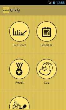 IPL 2014 Cricket app-Crik@ screenshot 2