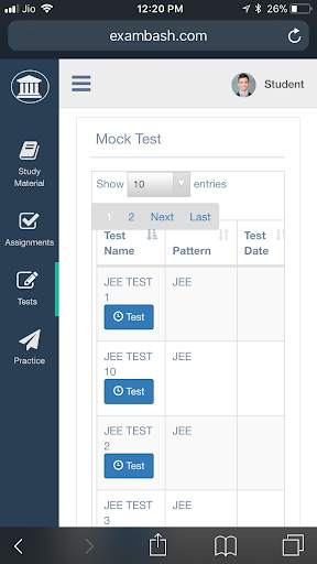 ExamBash for IIT JEE and NEET screenshot 2