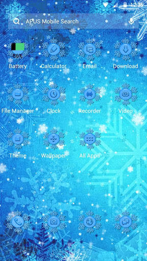 Frozen-APUS Launcher theme screenshot 2