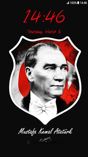 Atatürk Pattern Lock Screen screenshot 4