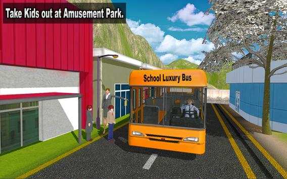 Modern School Bus Driving 3D Simulator screenshot 3