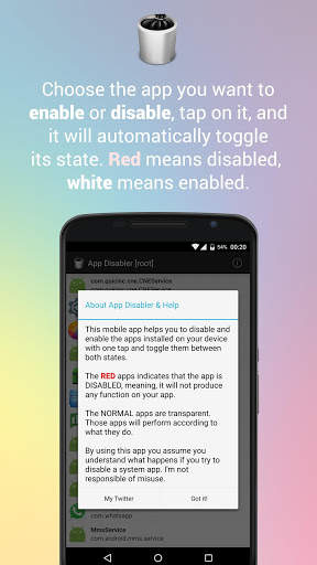 App Disabler [root] screenshot 2