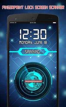 Fingerprint Scanner Lock Screen | Prank App screenshot 1