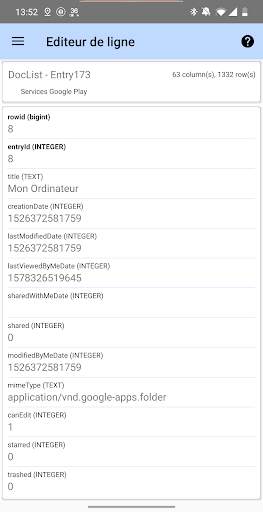 3C SQLite Manager (root) screenshot 6