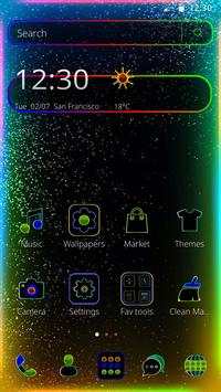 LED Light Border launcher Theme screenshot 5