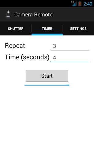 Camera Remote Control (free) screenshot 3