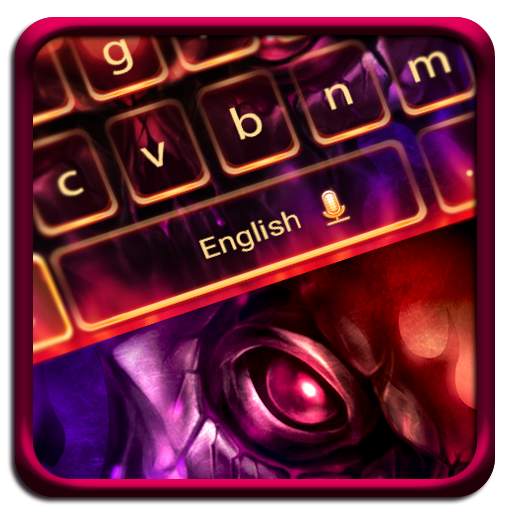 Fire Skull Keyboard 10001003
