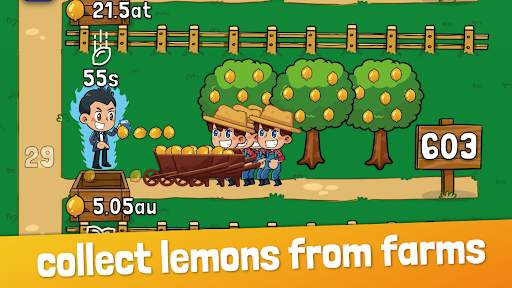 Idle Lemonade Tycoon - Кликер империи скриншот 2