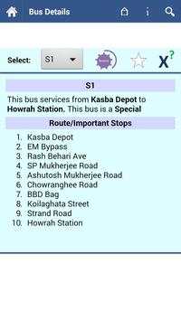 Kolkata Bus Info screenshot 2