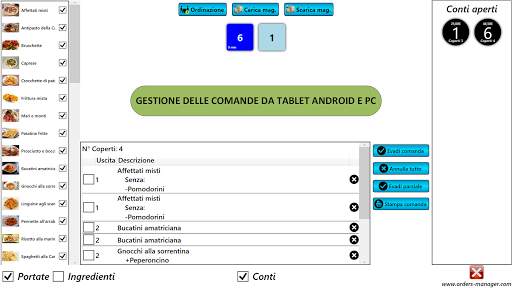 Gestione Comande Ristorante 10 تصوير الشاشة