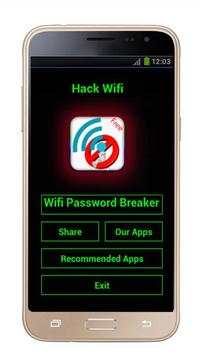 Wifi password hacker prank screenshot 1