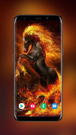 Fire Wallpaper - Fire Lion, Wolf & Tiger screenshot 8
