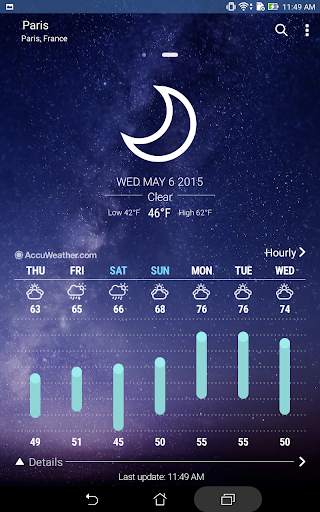 ASUS Weather 6 تصوير الشاشة
