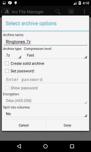 Arc File Manager screenshot 3