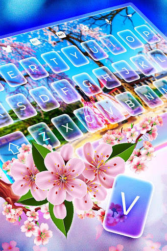 Animated Keyboard Theme - Saku screenshot 2