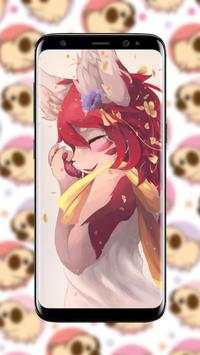 Furry Anime Girl Live Wallpaper 5 تصوير الشاشة