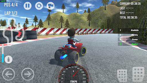 Paw Racing Car Patrol Race screenshot 7