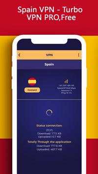 Spain VPN - Turbo VPN PRO,Free screenshot 3