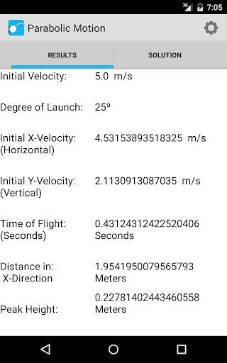 Projectile Motion Calculator скриншот 14