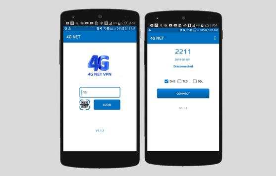 4GNET VPN screenshot 1