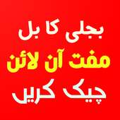 Bill Check Urdu