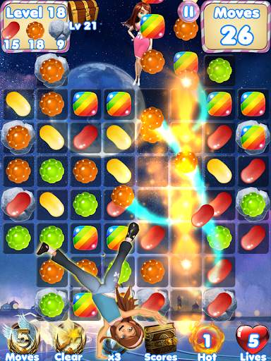 Candy Girl - Cute match 3 games screenshot 4