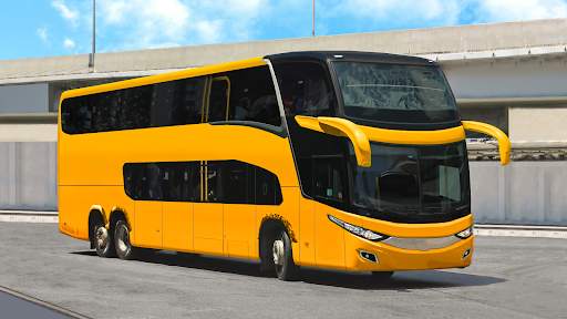 Coach bus driving City bus 3d screenshot 2