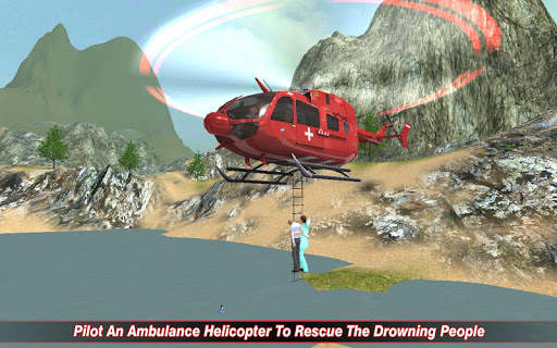 Ambulance Helicopter Game screenshot 1
