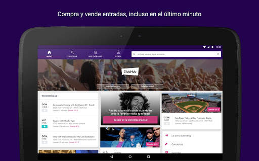 StubHub: entradas de eventos screenshot 7