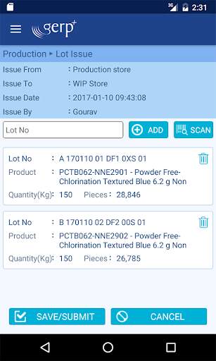 G-ERP screenshot 4