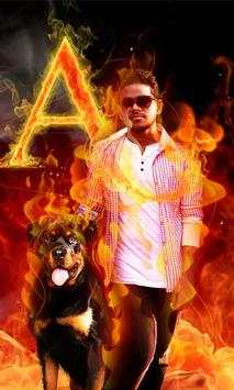 Fire Text Photo Editor screenshot 1