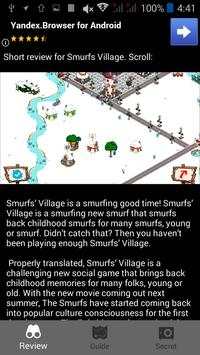 Guide for Smurfs’ Village screenshot 1