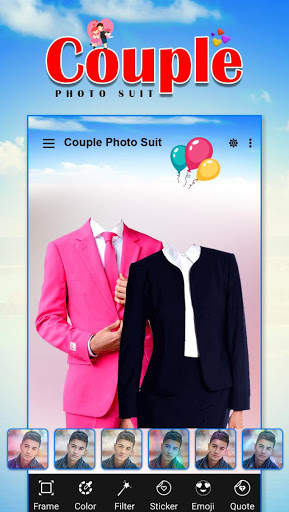 Couple Photo Suits - Love Couple Photo Editor скриншот 3