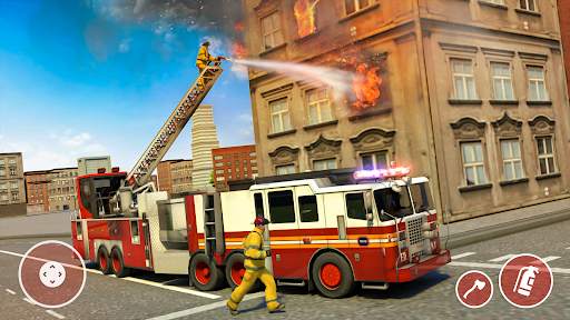 Game Truk Pemadam Kebakar Kota screenshot 2