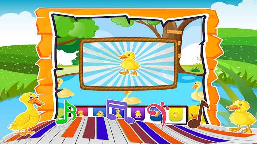 Baby Piano Duck Sounds Games - Animal Noises Quack screenshot 1