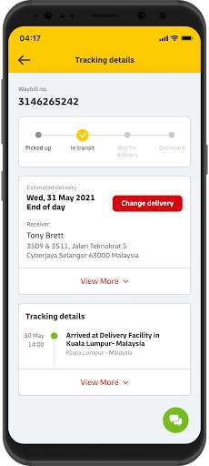 DHL Express Mobile screenshot 2