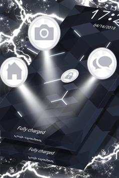 Black Pattern Locker Theme screenshot 3