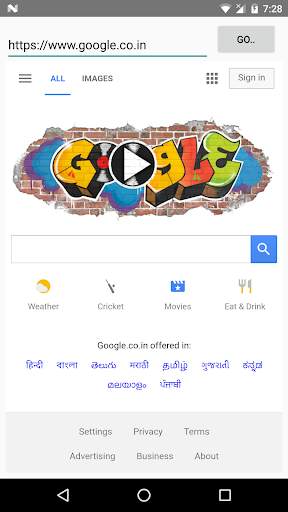 Historyless Browser screenshot 1