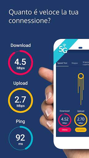 Meteor Test di velocità 4G&5G screenshot 1