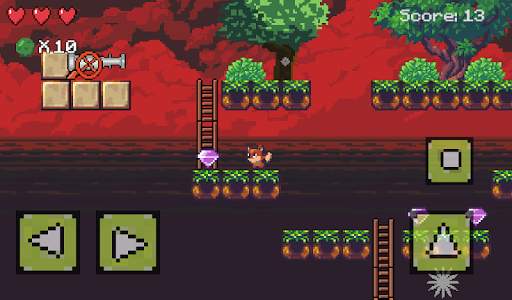 Fantasy Fox - 2D Pixel Platform, retro game screenshot 12